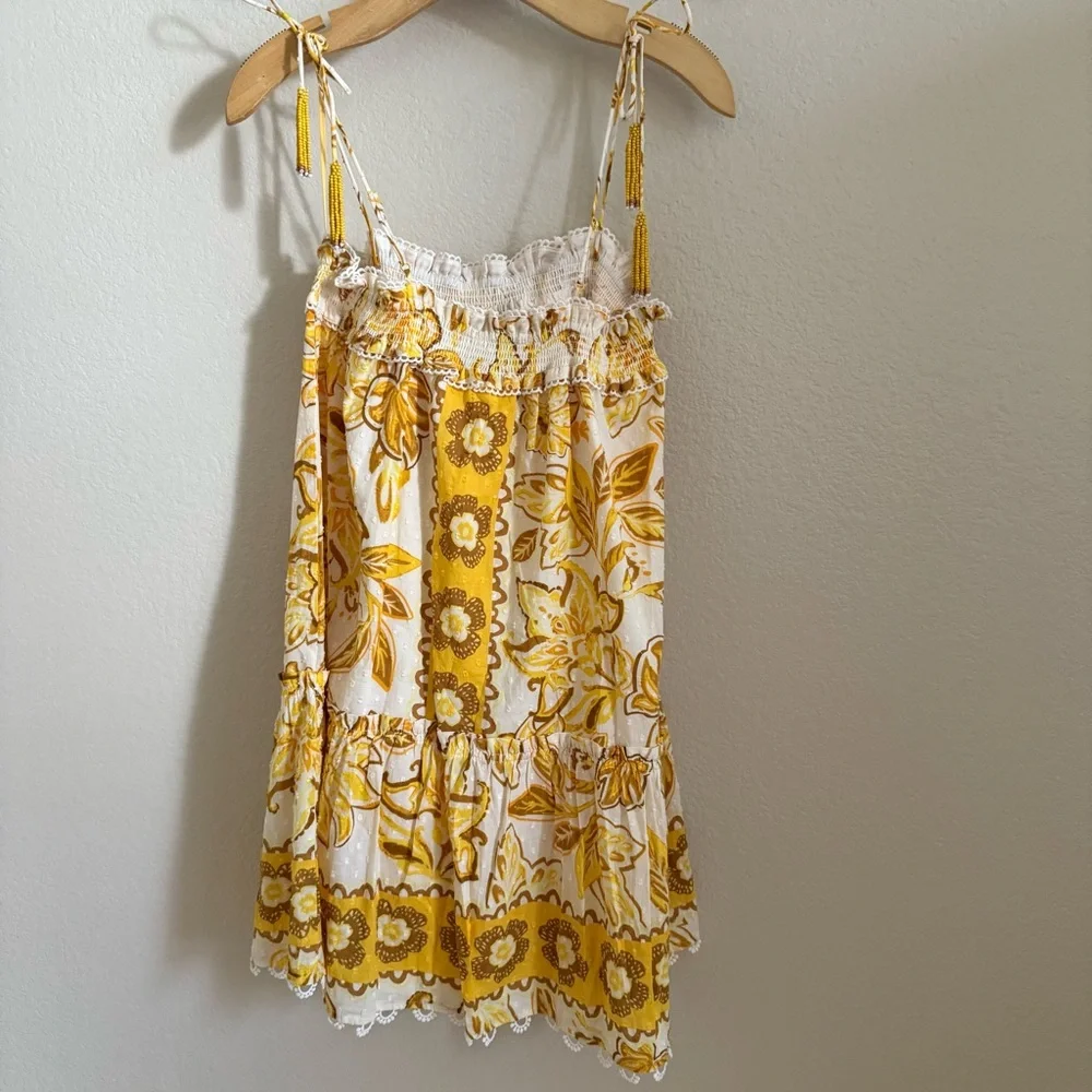 Caroline Constas Floral Mini Dress Size M - Picture 7 of 9